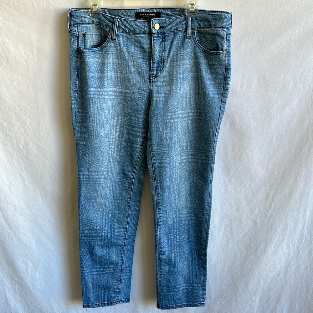 Liverpool Jeans Company medium blue jeans, size 14